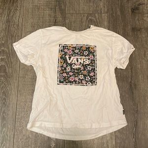 Vans girls floral shirt